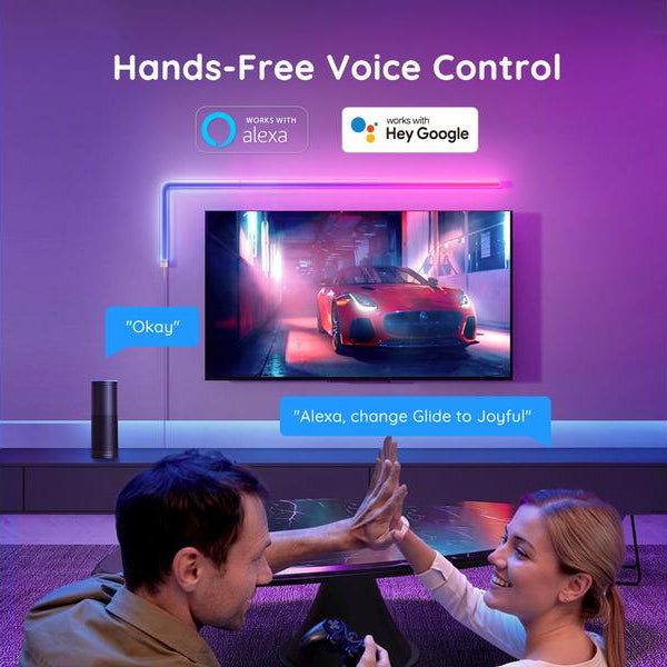 Govee Wandleuchte Glide, 6+1, 1.8 m, RGBIC