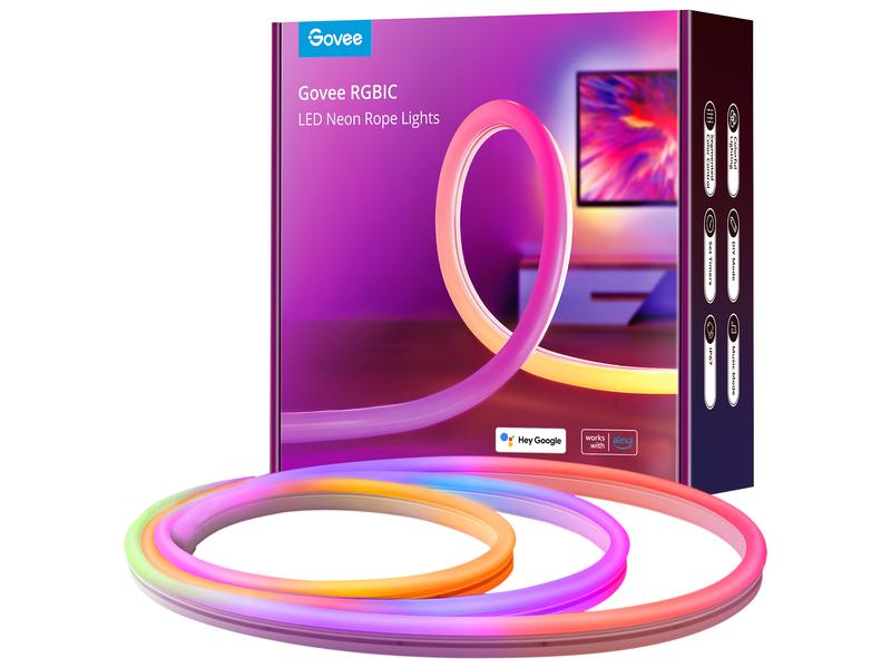 Govee LED Stripe Neon, 3 m, RGBIC, Matter