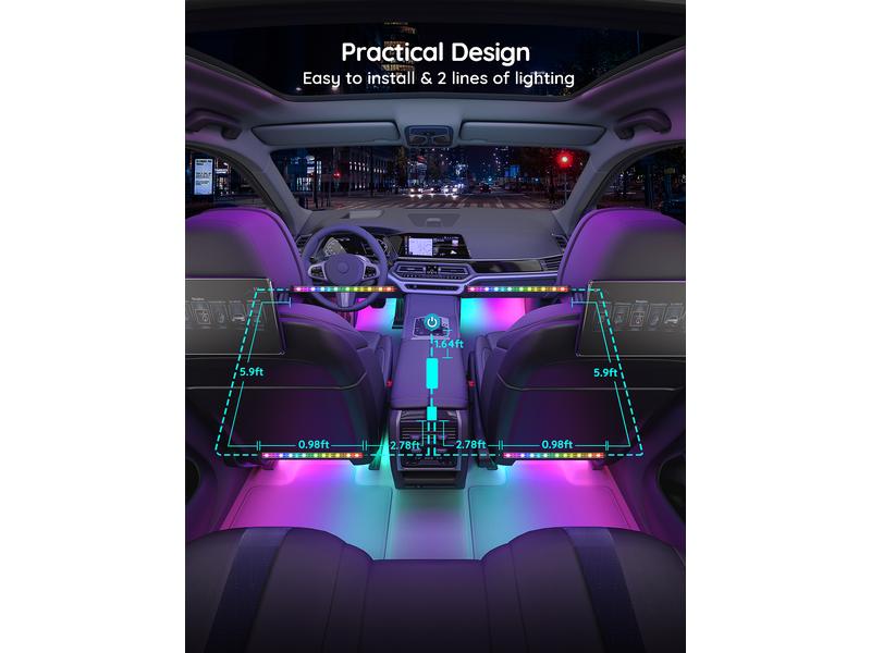 Govee Auto-Innenbeleuchtung, RGBIC