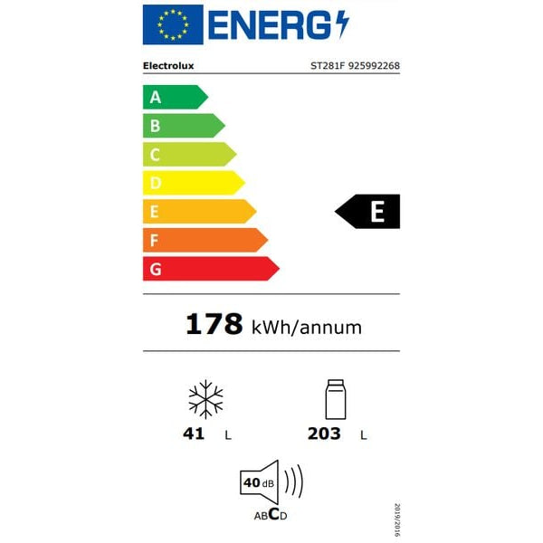 Electrolux Kühl-Gefrierkombination ST281F, Rechts/Wechselbar