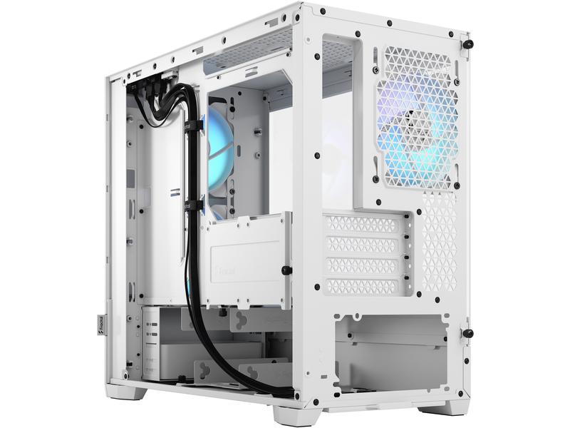 Fractal Design PC-Gehäuse Pop Mini Air RGB TG Weiss