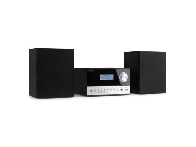 Audizio Micro-HiFi Anlage Arles Schwarz