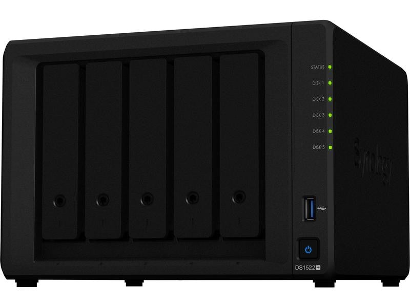 Synology NAS DiskStation DS1522+ 5-bay Synology Enterprise HDD 40 TB