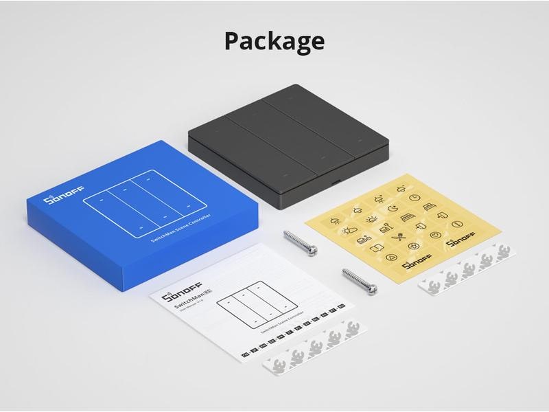 SONOFF Funk-Schalter SwitchMan R5 Szenen Controller, WiFi
