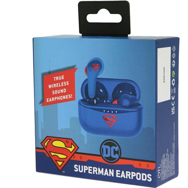OTL True Wireless In-Ear-Kopfhörer DC Comics Superman Dunkelblau