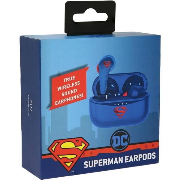 OTL True Wireless In-Ear-Kopfhörer DC Comics Superman Dunkelblau