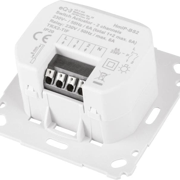 Homematic IP Funk-Schaltaktor 2-fach für Markenschalter