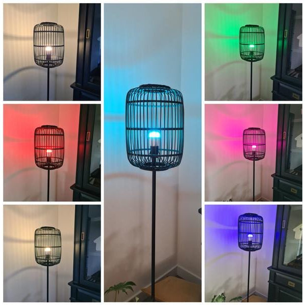 WOOX Leuchtmittel WiFi Smart Bulb RGB+WW E27, 6W, 2700K-6500K