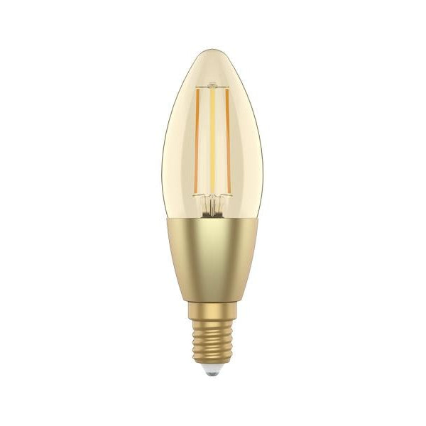 WOOX Leuchtmittel WiFi Smart Bulb Filament E14, 4.9W, 2700K-6500K