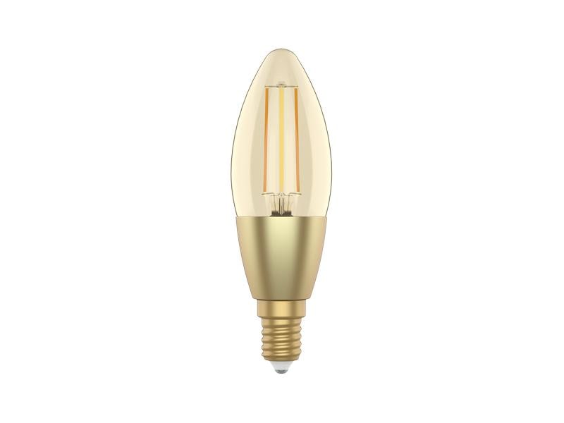 WOOX Leuchtmittel WiFi Smart Bulb Filament E14, 4.9W, 2700K-6500K