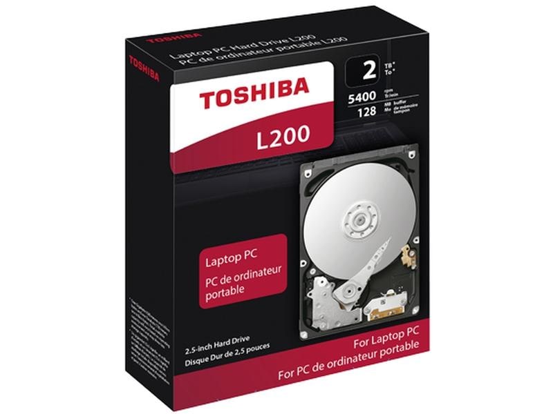 Toshiba L200 - 2TB - 2.5", SATA, 5.4k, 128MB