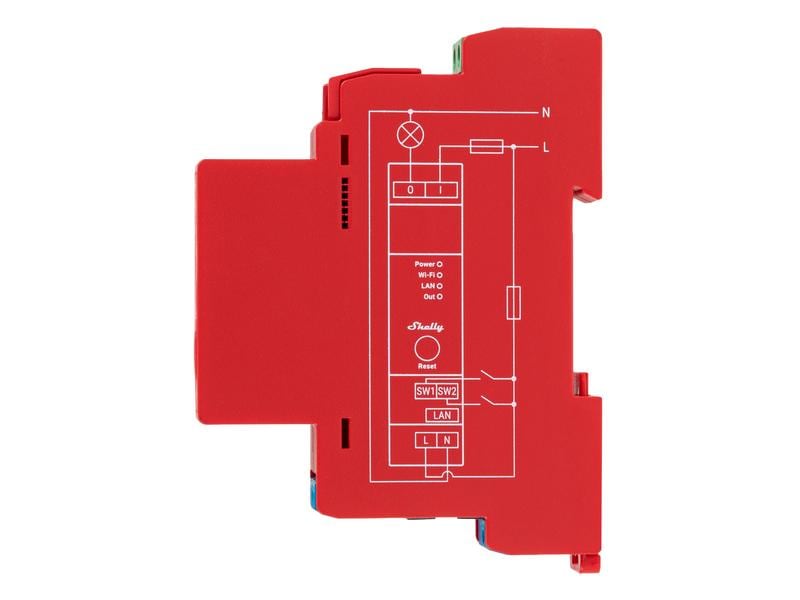 Shelly WLAN-Schaltaktor Shelly Pro 1PM mit Leistungsmessung
