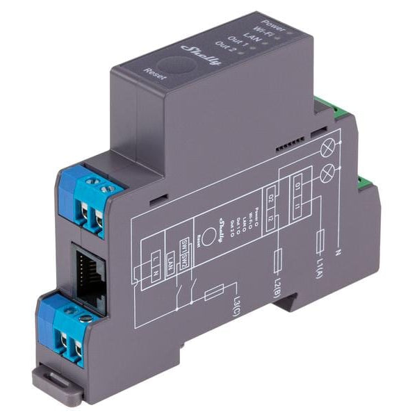 Shelly WLAN-Schaltaktor Shelly Pro 2