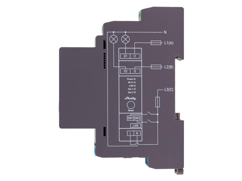 Shelly WLAN-Schaltaktor Shelly Pro 2