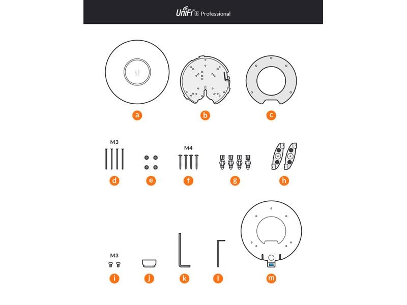 Ubiquiti Access Point UniFi 6 Professional U6-PRO