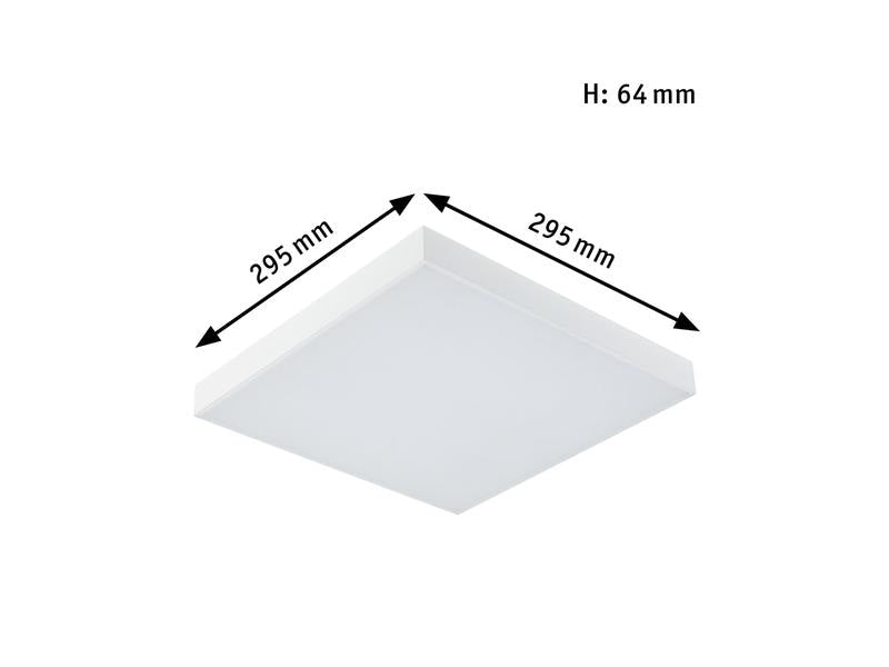 Paulmann Deckenleuchte LED Panel Velora Rainbow, 13.2 W, RGBW, Weiss