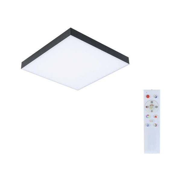 Paulmann Deckenleuchte LED Panel Velora Rainbow, 13.2W, RGBW, Schwarz