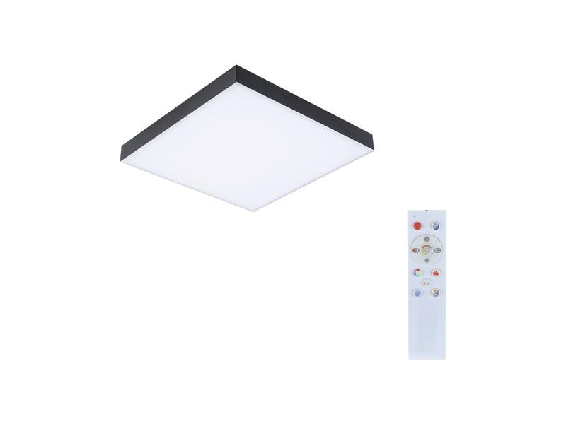 Paulmann Deckenleuchte LED Panel Velora Rainbow, 13.2W, RGBW, Schwarz