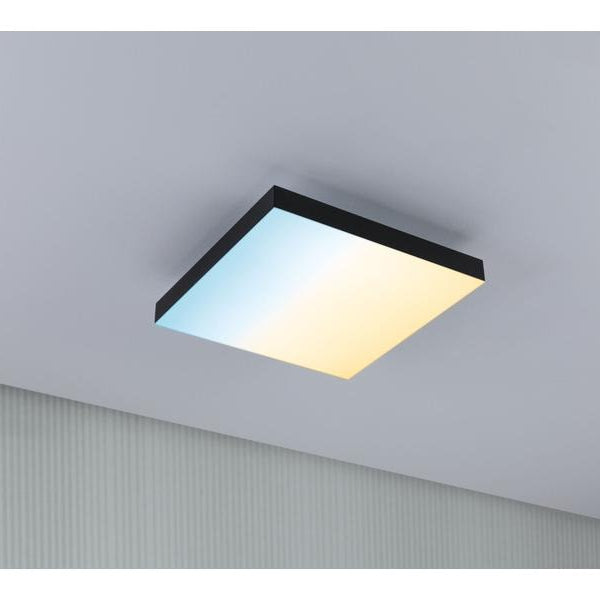 Paulmann Deckenleuchte LED Panel Velora Rainbow, 13.2W, RGBW, Schwarz