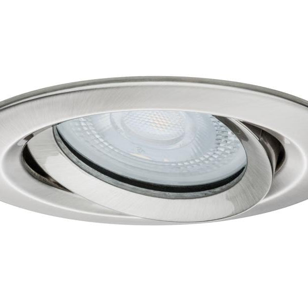 Paulmann Einbauspot Nova Plus Set, 3 x 7 W, 2700 K, Eisen