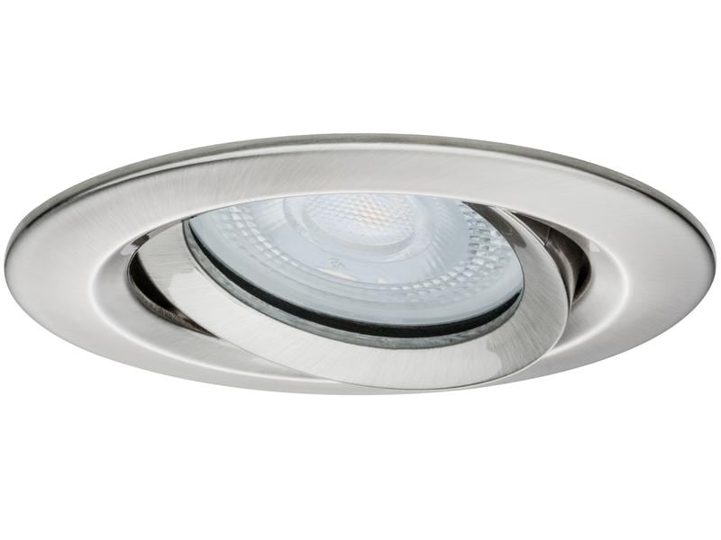 Paulmann Einbauspot Nova Plus Set, 3 x 7 W, 2700 K, Eisen