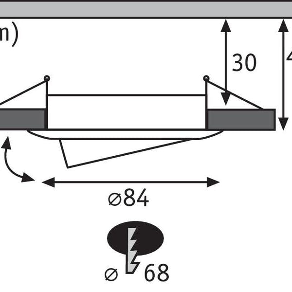 Paulmann Einbauspot Nova Plus Coin Set, 3x5.2W, 2700-6500K, Eisen
