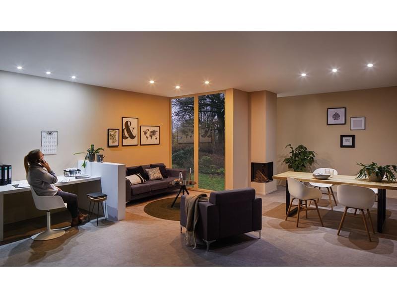 Paulmann Einbauspot Nova Plus Set, 3 x 6 W, 2700- 6500 K, Eisen