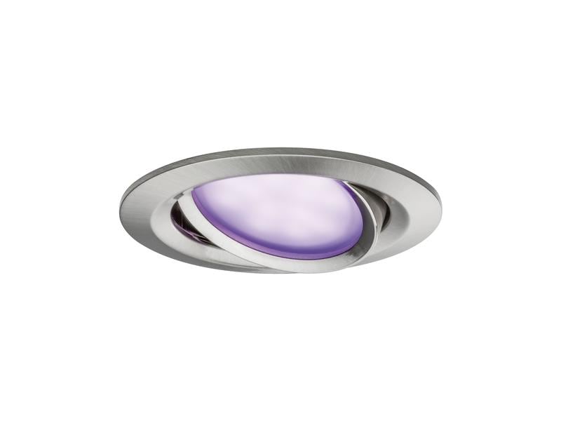 Paulmann Einbauspot Nova Plus Coin Set, 3x5.2W, 2700-6500K, Eisen