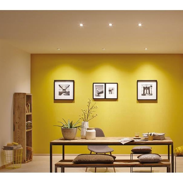 Paulmann Einbauspot Nova Coin Set, 3 x 6 W, 2700 K, Weiss