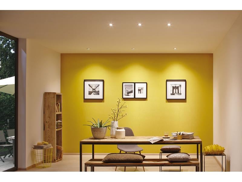 Paulmann Einbauspot Nova Coin Set, 3 x 6 W, 2700 K, Weiss