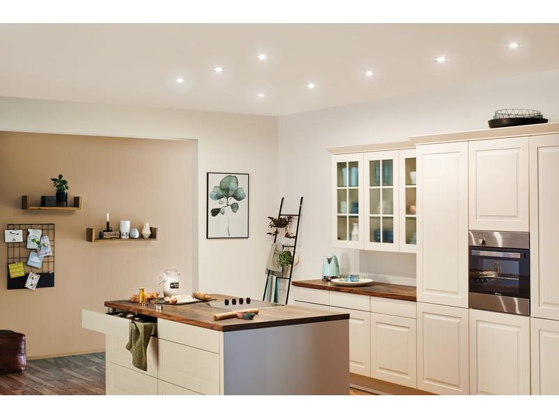 Paulmann Einbauspot LED Base Basisset, GU10, 10 x 10W, Weiss