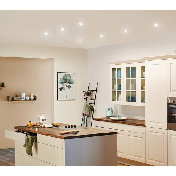 Paulmann Einbauspot Nova Coin 3-Stepdim Set, 3 x 6 W, 2700 K, Silber