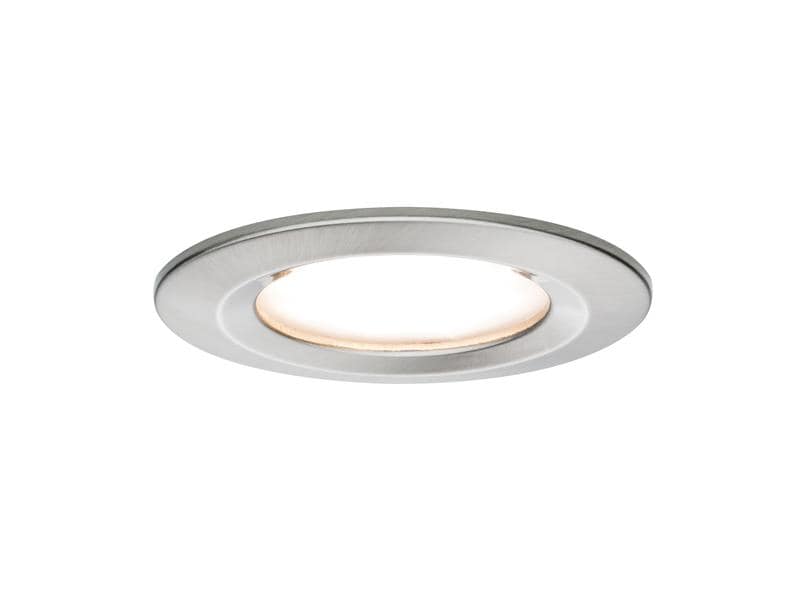 Paulmann Einbauspot Nova Coin 3-Stepdim Starr Set, 18W, 2700K, Eisen