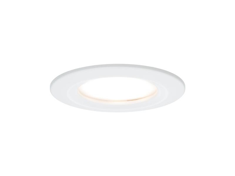 Paulmann Einbauspot Nova Plus Coin Starr Set, 3 x 6 W, 2700 K, Weiss