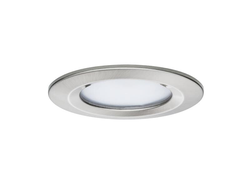 Paulmann Einbauspot Nova Plus Coin Starr Set, 3 x 6 W, 2700 K, Eisen