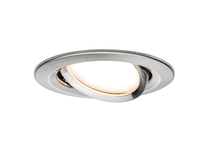 Paulmann Einbauspot Nova Plus Coin Set, 3 x 6 W, 2700 K, Eisen