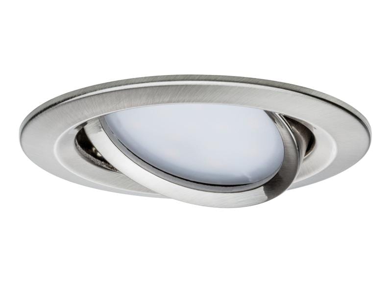 Paulmann Einbauspot Nova Plus Coin Set, 3 x 6 W, 2700 K, Eisen