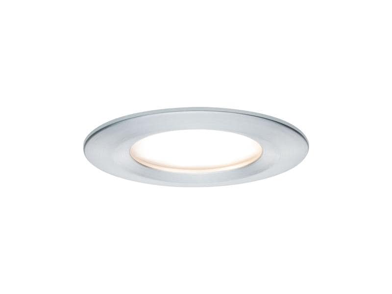 Paulmann Einbauspot Nova Plus Coin Starr Set, 3 x 6 W, 2700 K, Silber