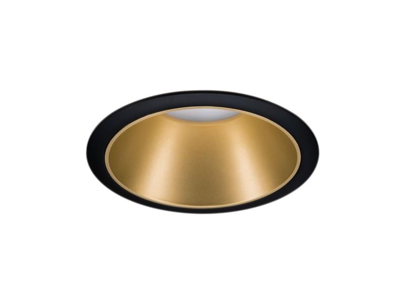 Paulmann Einbauspot Cole, 1 x GU10, 10 W, Schwarz/ Gold