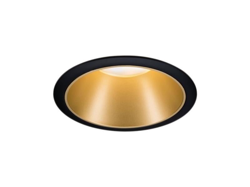 Paulmann Einbauspot Cole, 1 x GU10, 10 W, Schwarz/ Gold