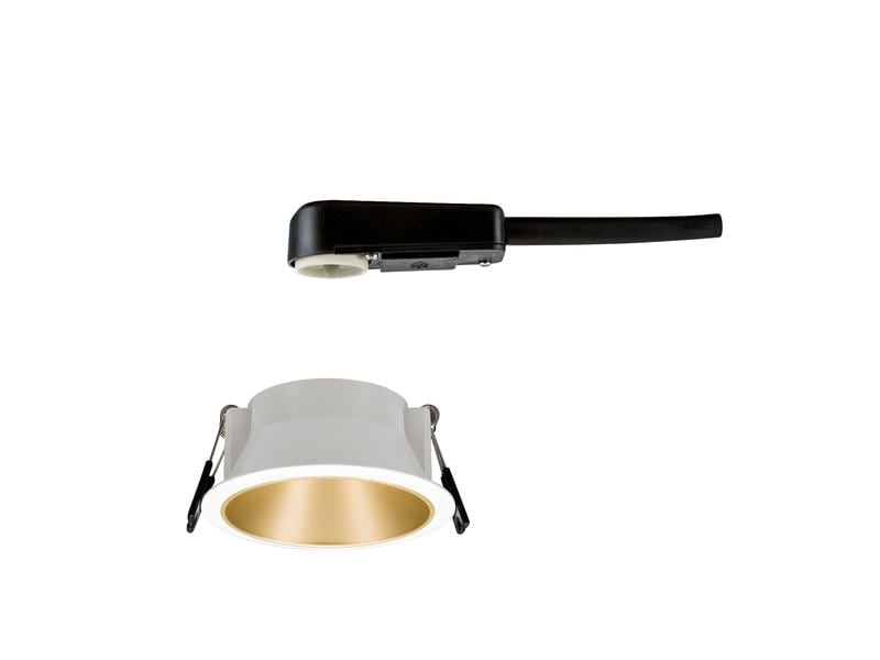 Paulmann Einbauspot Cole, 1 x GU10, 10 W, Weiss/ Gold
