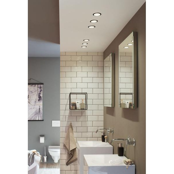 Paulmann Einbauspot Cole, 1 x GU10, 10 W, Schwarz/ Silber