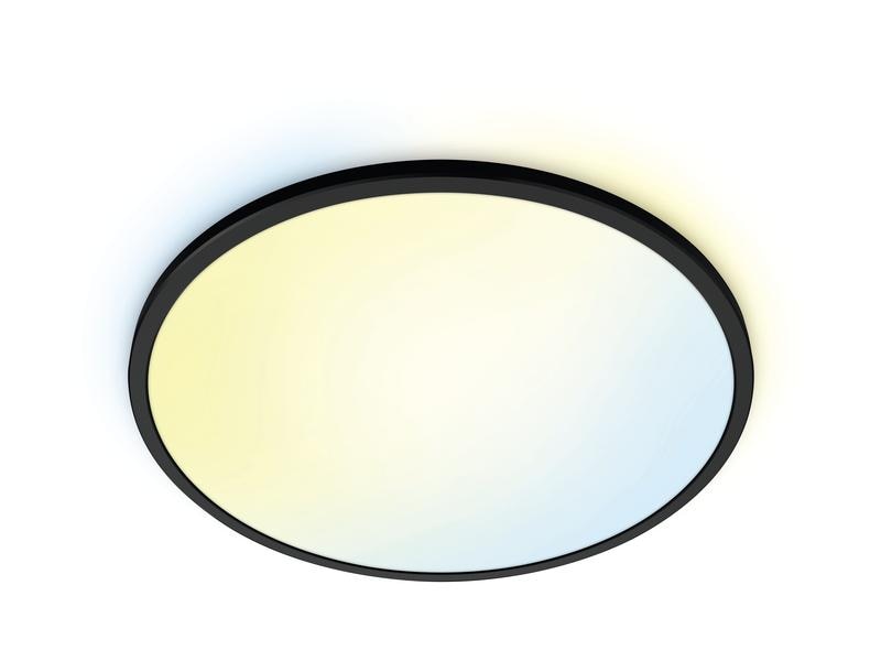 WiZ Deckenleuchte SuperSlim, 32 W, 2700 - 6500 K, Schwarz
