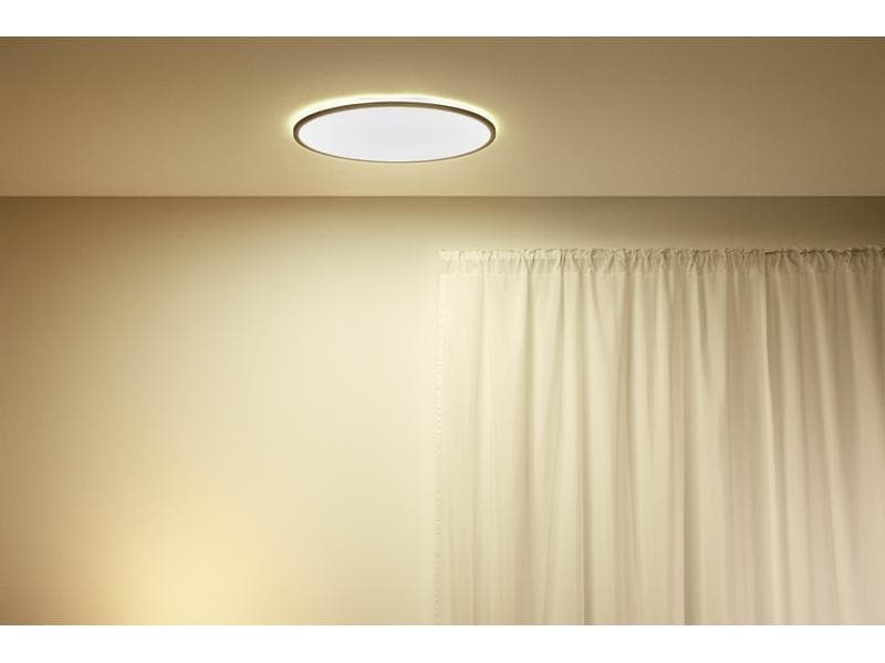 WiZ Deckenleuchte SuperSlim, 32 W, 2700 - 6500 K, Schwarz