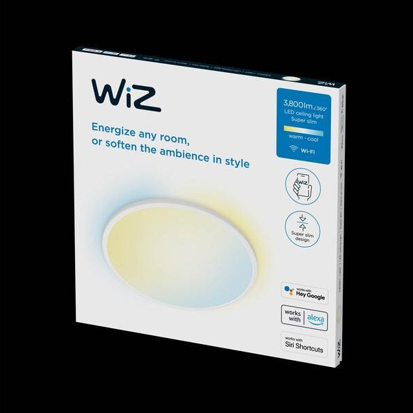 WiZ Deckenleuchte SuperSlim, 32 W, 2700 - 6500 K, Weiss