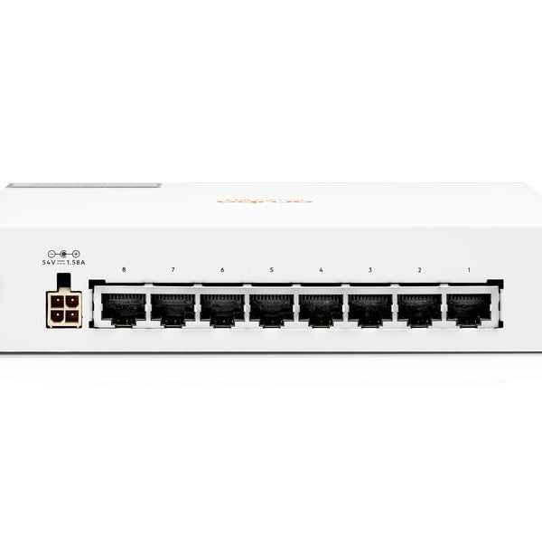 HPE Aruba Networking PoE+ Switch Instant On 1430-8G-PoE+ 8 Port