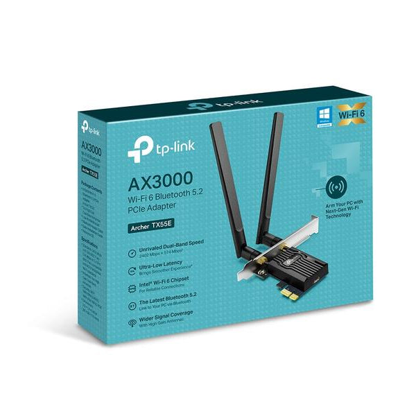 TP-Link WLAN-AX PCIe Adapter Archer TX55E Bluetooth 5.2