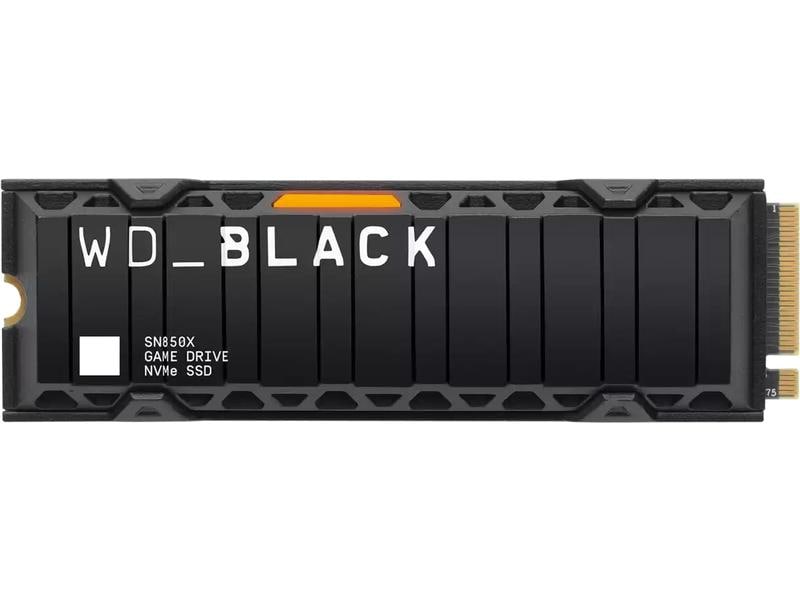 WD BLACK SN850X NVMe SSD 2TB with Heatsink