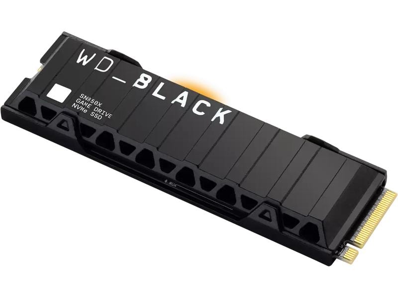 WD BLACK SN850X NVMe SSD 1TB with Heatsink