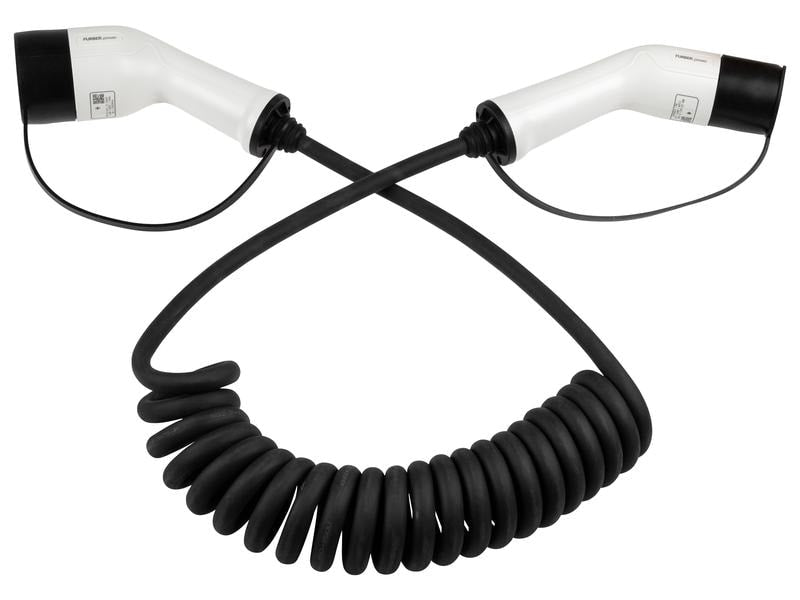 FURBER.power Ladekabel THOR Typ 2 11kW 5 m Spiral